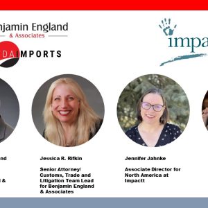 <strong>Benjamin L. England & Associates to Host Webinar with Impactt Discussing Insider Tips: Navigating Customs Forced Labor Compliance and Enforcement</strong>